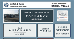 Desktop Screenshot of birtel-fehr.de